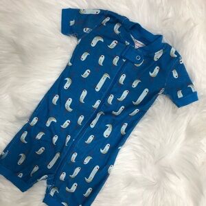 Hanna Andersson seagull shortie pajamas